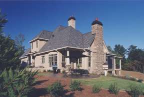 Early American House Plan #286-00006 Elevation Photo