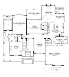 Floorplan 2 for House Plan #286-00006
