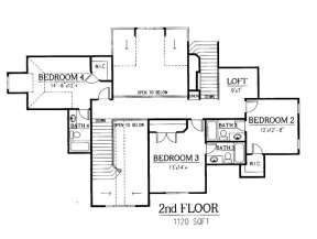 Floorplan 3 for House Plan #286-00006