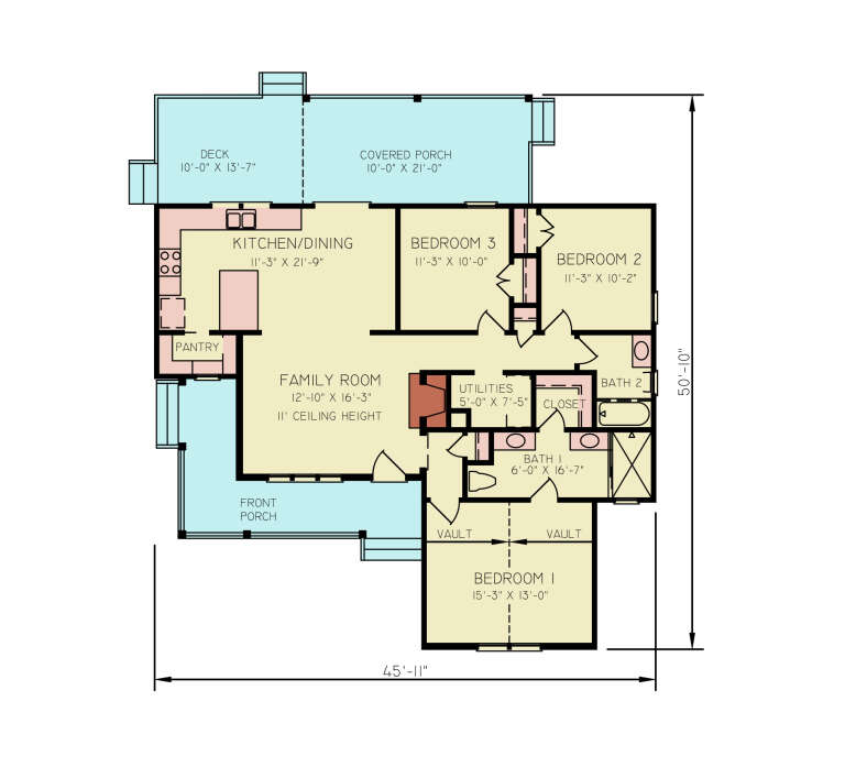 House Plan House Plan #34560 Drawing 1