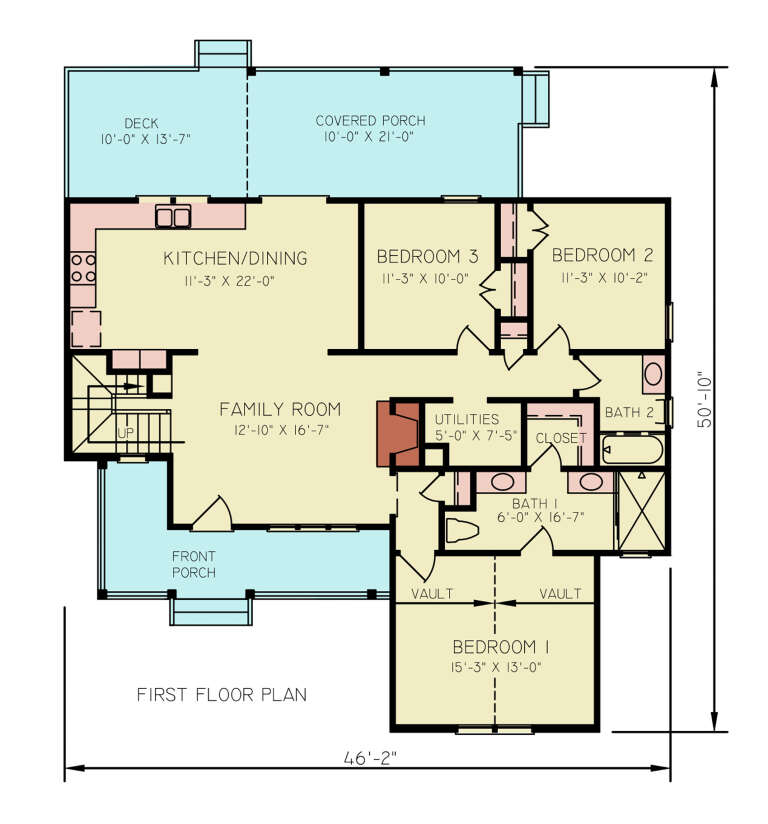 House Plan House Plan #34561 Drawing 1