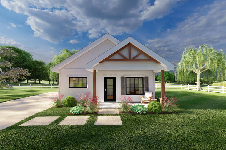 House Plan House Plan #34562 Front Elevation 