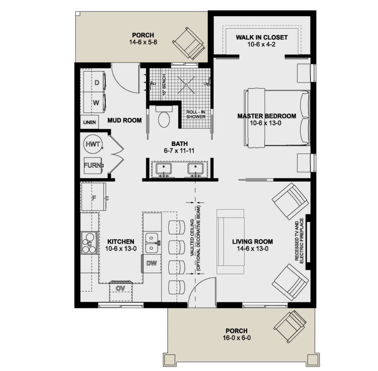 House Plan House Plan #34562 Drawing 1