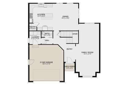 Main Floor  for House Plan #2802-00458