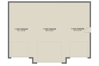 Garage Floor for House Plan #2802-00459