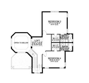 Floorplan 2 for House Plan #168-00051