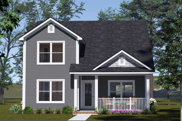 House Plan House Plan #34570 Front Elevation 