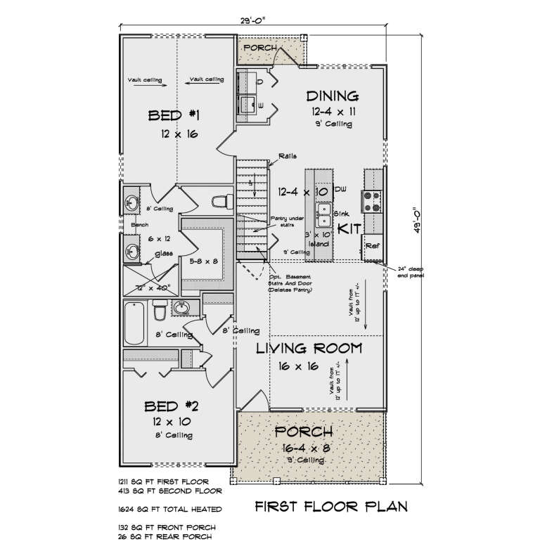 House Plan House Plan #34570 Drawing 1
