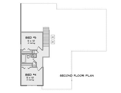 Second Floor for House Plan #4848-00533