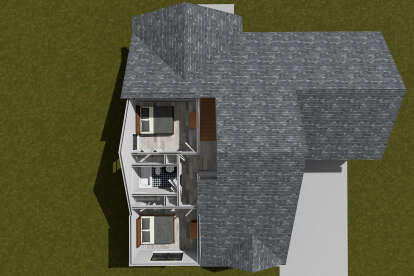 Overhead Second Floor for House Plan #4848-00533