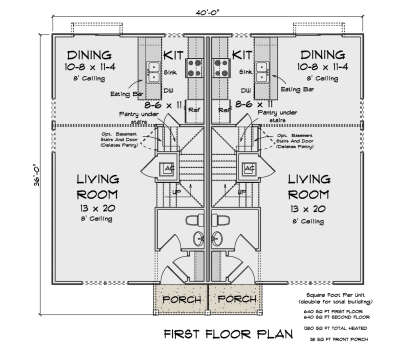 Main Floor  for House Plan #4848-00535