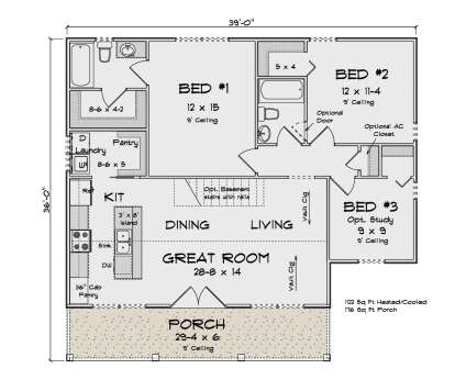 Main Floor  for House Plan #4848-00538