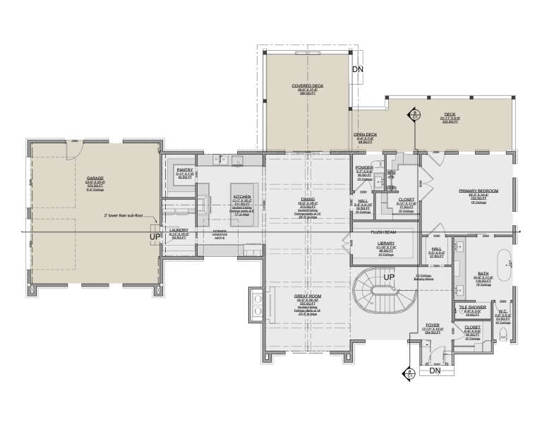 House Plan House Plan #34578 Drawing 1