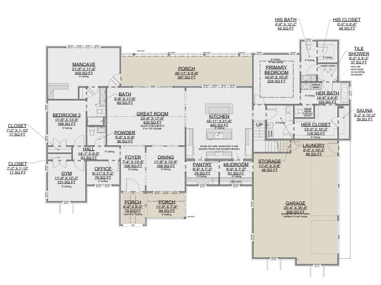 House Plan House Plan #34579 Drawing 1