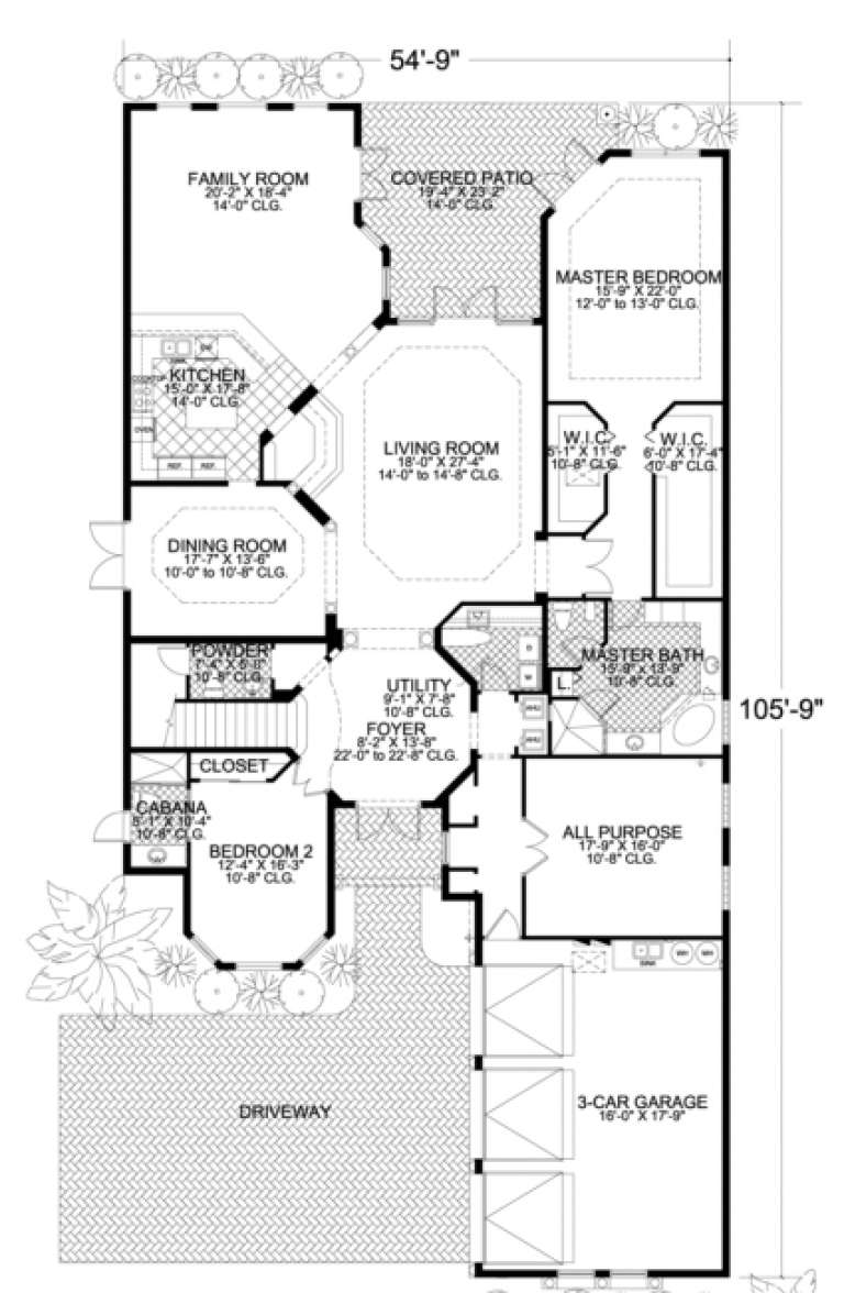 House Plan House Plan #3458 Drawing 1