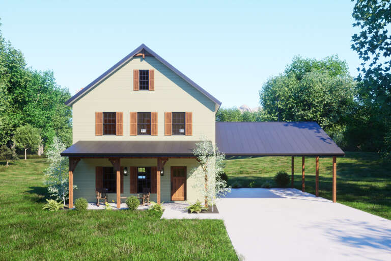 House Plan House Plan #34580 Front Elevation 