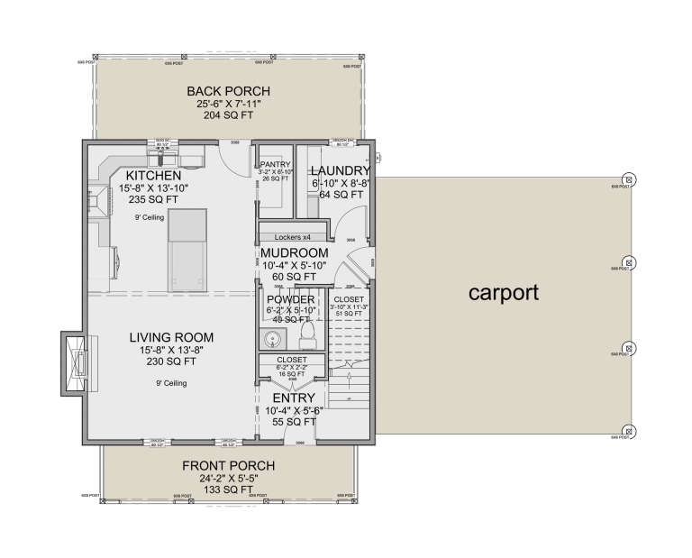 House Plan House Plan #34580 Drawing 1