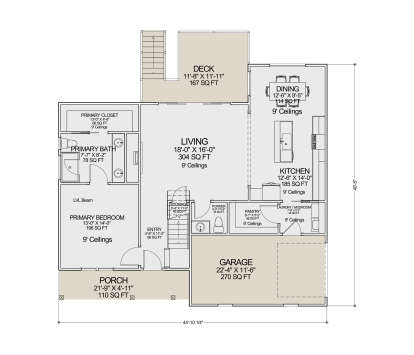 Main Floor  for House Plan #7112-00030