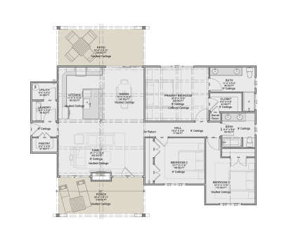 Main Floor  for House Plan #7112-00031
