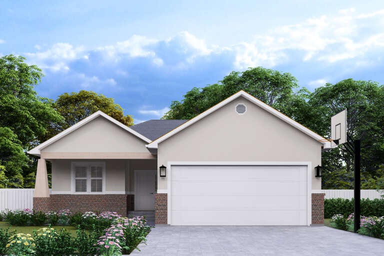 House Plan House Plan #34584 Front Elevation 