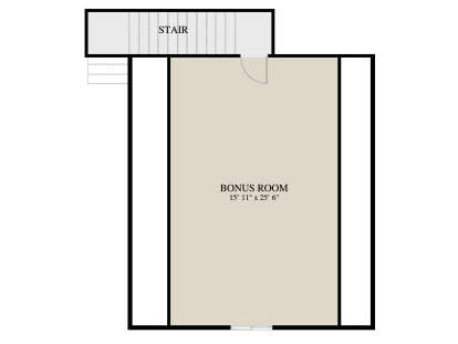 Bonus Room for House Plan #2802-00461