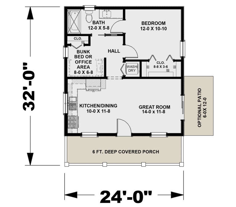 House Plan House Plan #34588 Drawing 1