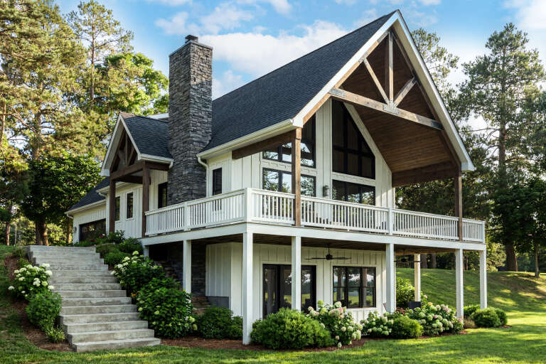 House Plan House Plan #34590 Angled Front Elevation