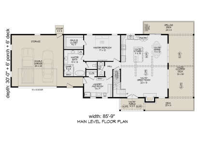 Main Floor  for House Plan #940-01377