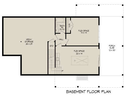Basement for House Plan #940-01377