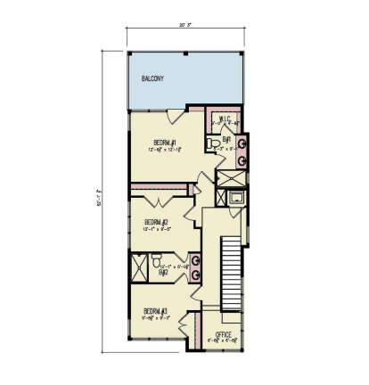 Second Floor for House Plan #699-00497
