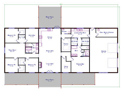 Main Floor  for House Plan #8816-00009