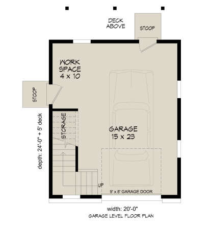 Garage Floor for House Plan #940-01378