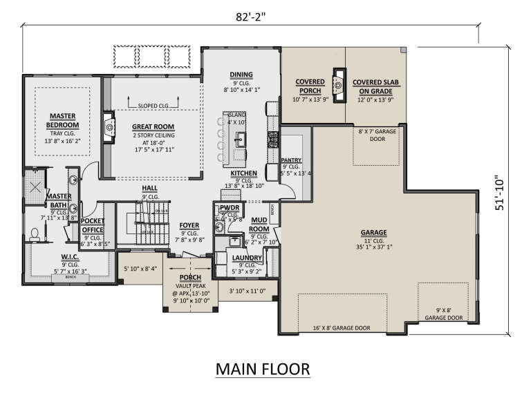 House Plan House Plan #34594 Drawing 1
