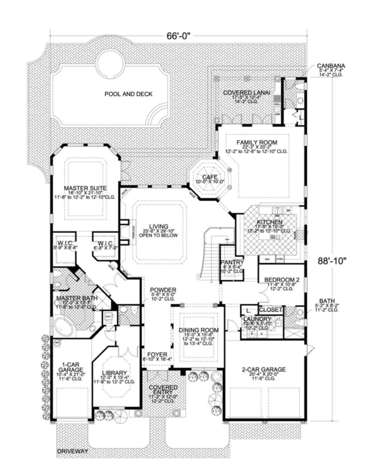 Floorplan 1 for House Plan #168-00054