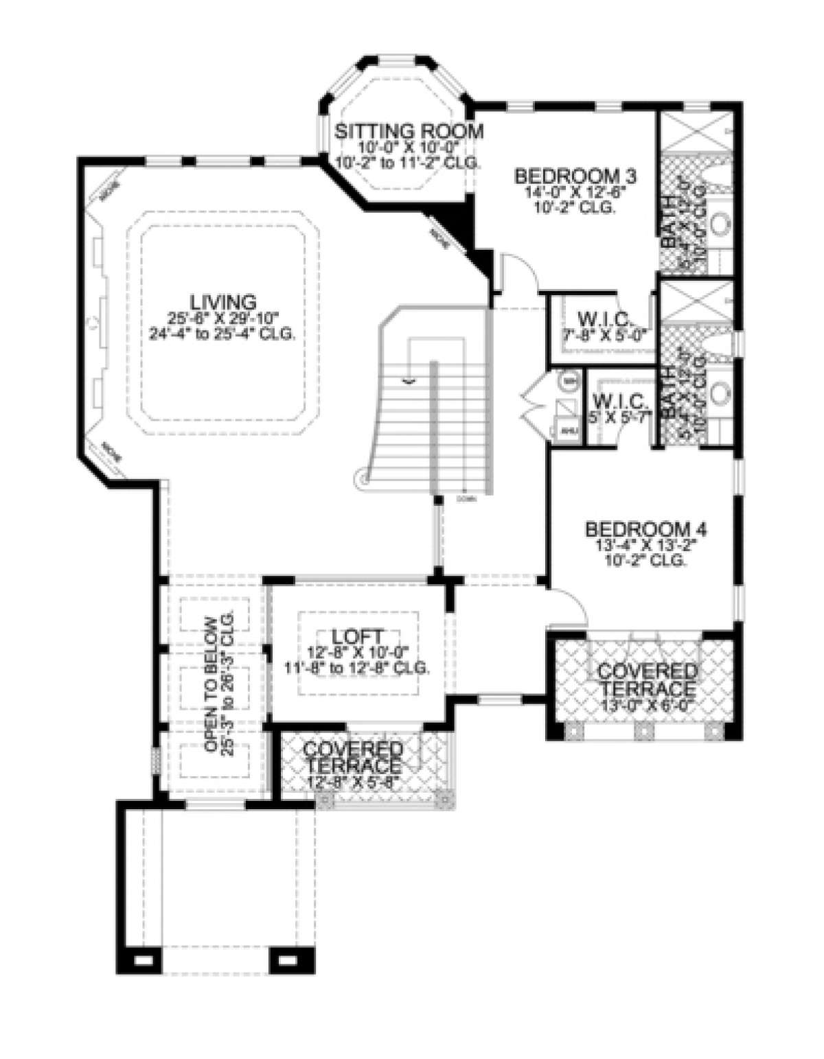 Floorplan 2 for House Plan #168-00054