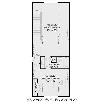 Second Floor for House Plan #940-01383