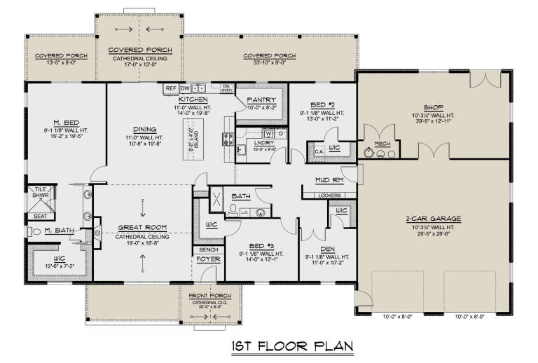 House Plan House Plan #34602 Drawing 1