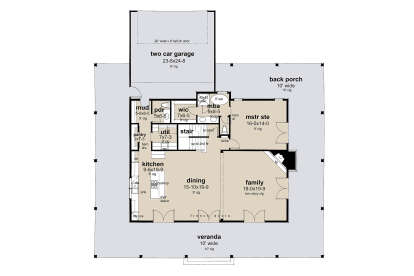 Main Floor for House Plan #9401-00135
