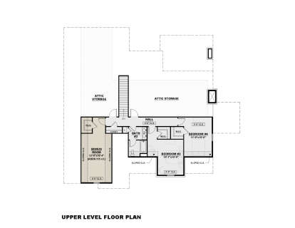 Second Floor for House Plan #7568-00052