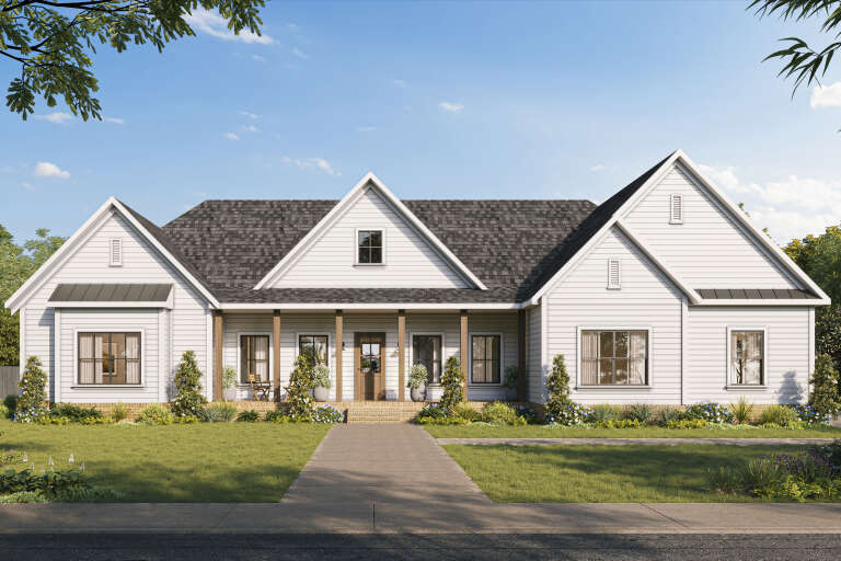 House Plan House Plan #34606 Front Elevation 