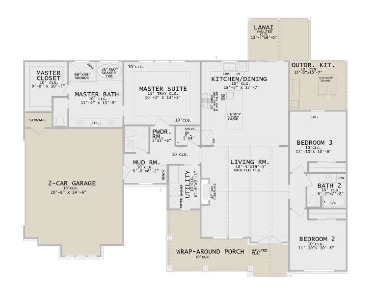 House Plan House Plan #34607 Drawing 1