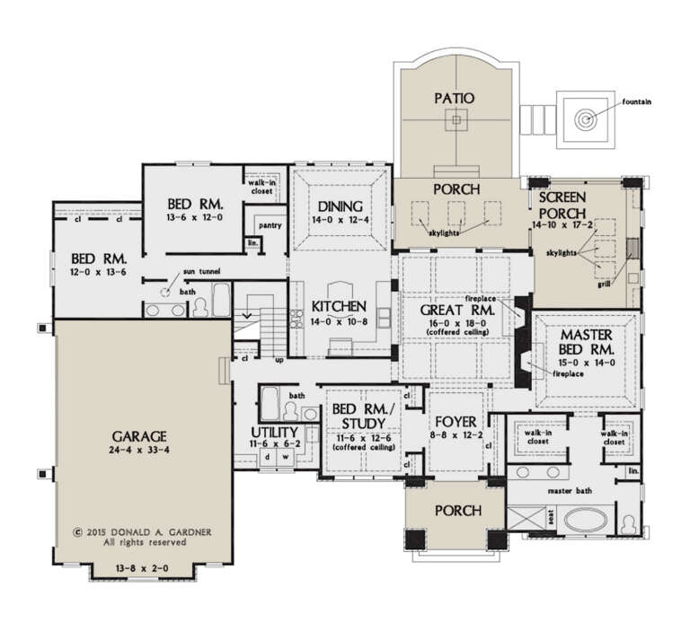 House Plan House Plan #34609 Drawing 1