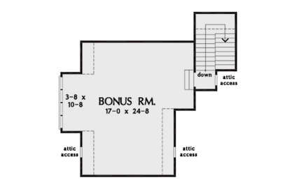 Bonus Room for House Plan #2865-00418