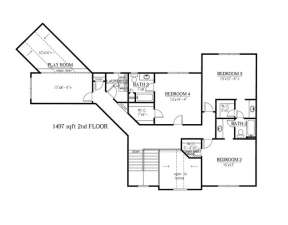 Floorplan 2 for House Plan #286-00007