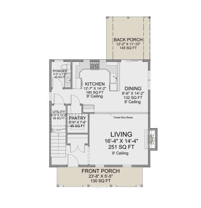 Main Floor for House Plan #7112-00032
