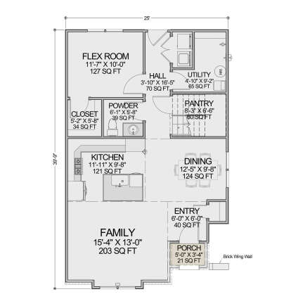 Main Floor for House Plan #7112-00033