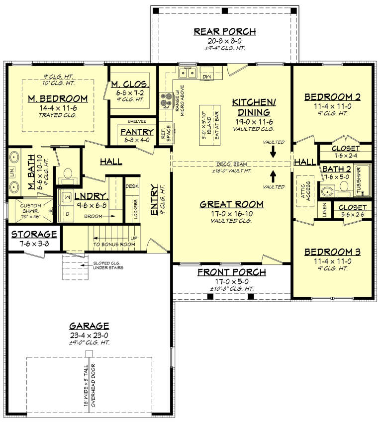 House Plan House Plan #34616 Drawing 1