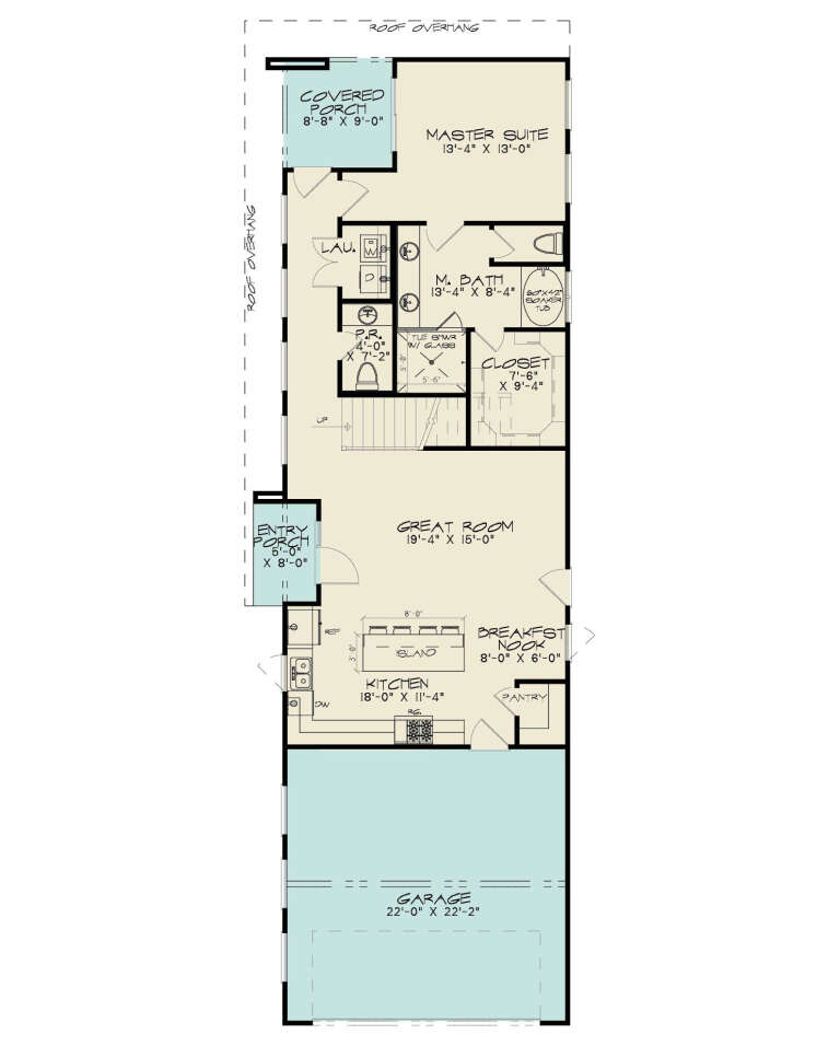 House Plan House Plan #34618 Drawing 1