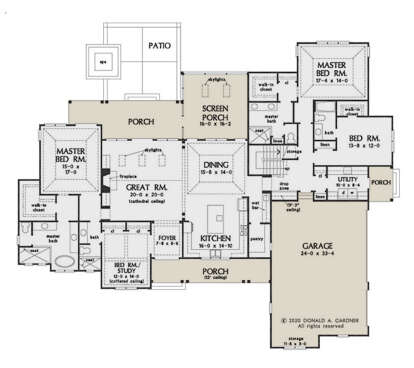 Main Floor for House Plan #2865-00420