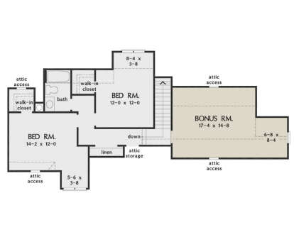 Second Floor for House Plan #2865-00425